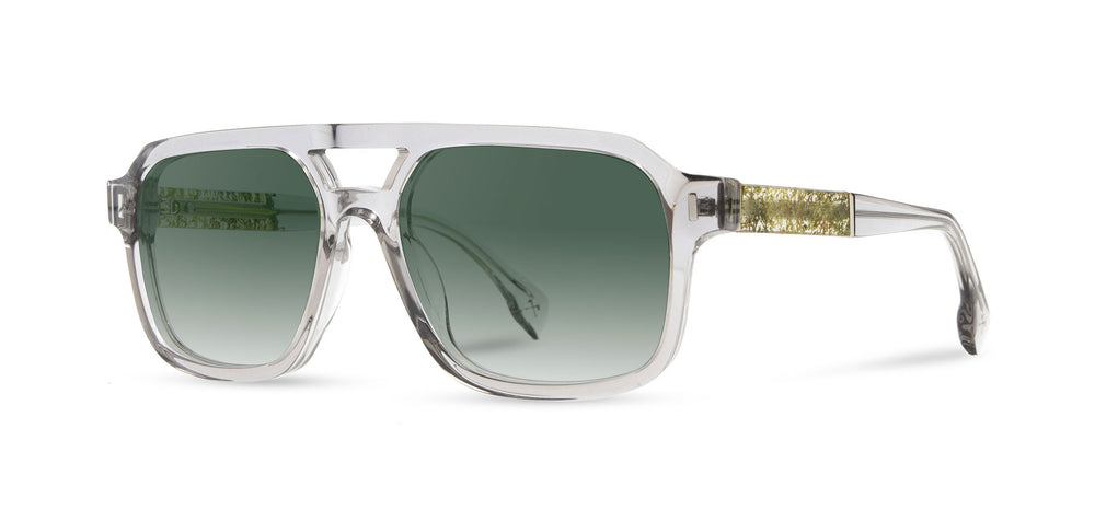 Ice Water*Moss*G15 Fade + Ice Water*Moss*G15 Fade Polarized | Shwood Auburn Acetate Sunglasses Ice Water