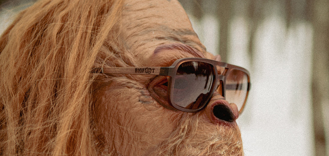 Matte Mud*Walnut*Basic Polarized Brown Fade + Matte Mud*Walnut*HD Plus Polarized Brown Fade | CAMP Glacier Bigfoot Sunglasses