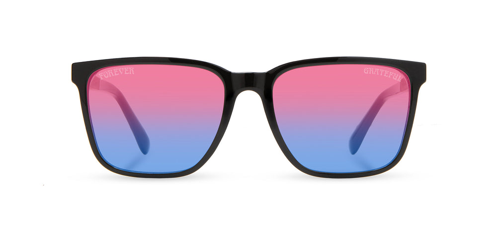 Black*Walnut*Basic Polarized Sunset + Black*Walnut*HD Plus Polarized Sunset + Black*Walnut*rx | CAMP Crag Black Grateful Dead Stealie Sunglasses