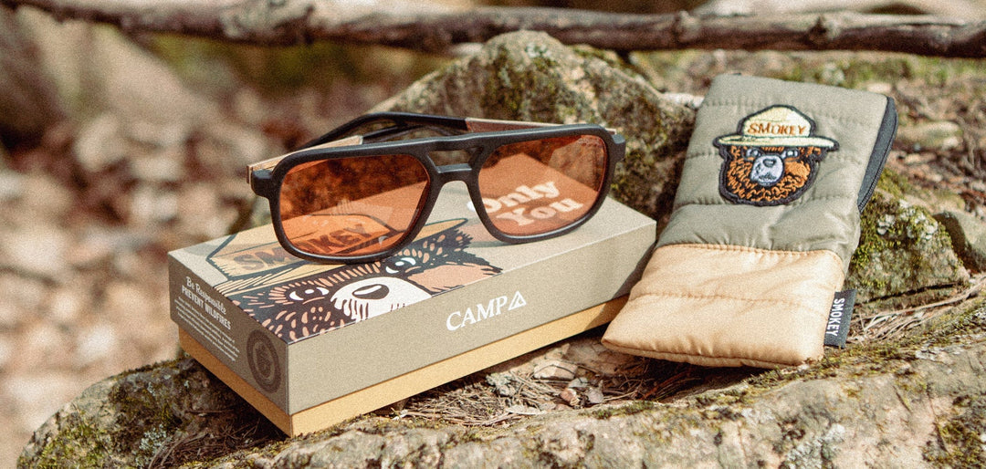 Matte Black*Walnut*Basic Polarized Amber + Matte Black*Walnut*HD Plus Polarized Amber + Matte Black*Walnut*RX | CAMP Glacier Matte Black Sunglasses