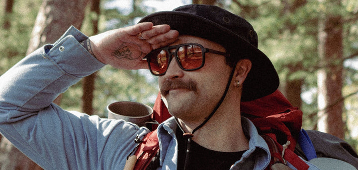 Matte Black*Walnut*Basic Polarized Amber + Matte Black*Walnut*HD Plus Polarized Amber + Matte Black*Walnut*RX | CAMP Glacier Matte Black Sunglasses