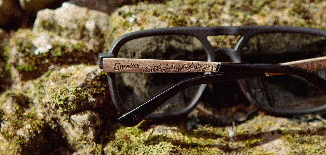 Matte Black*Walnut*HD Plus Polarized Grey | CAMP Glacier Matte Black Sunglasses