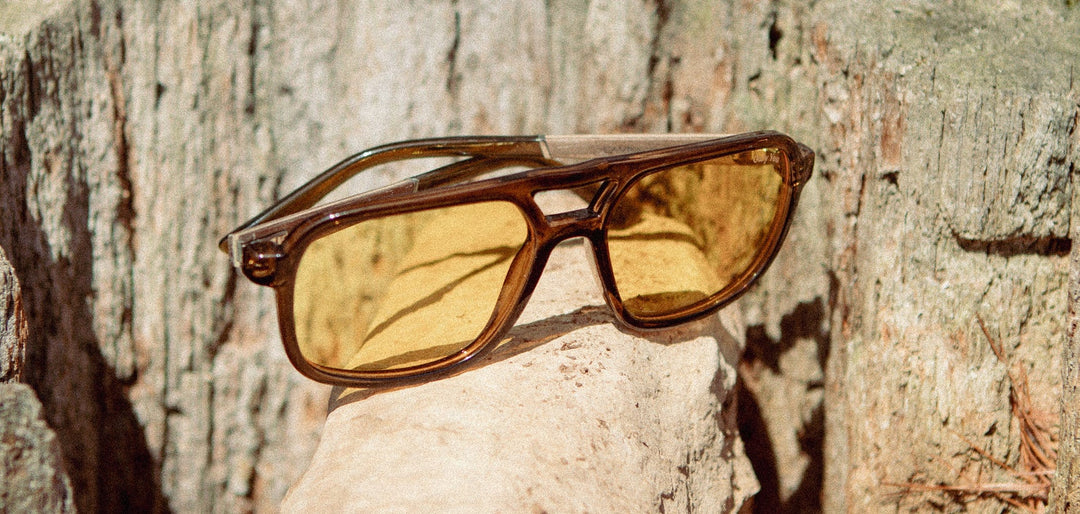 Moss*Walnut*Basic Polarized Yellow + Moss*Walnut*HD Plus Polarized Yellow + Moss*Walnut*RX | CAMP Glacier Matte Moss Walnut Sunglasses