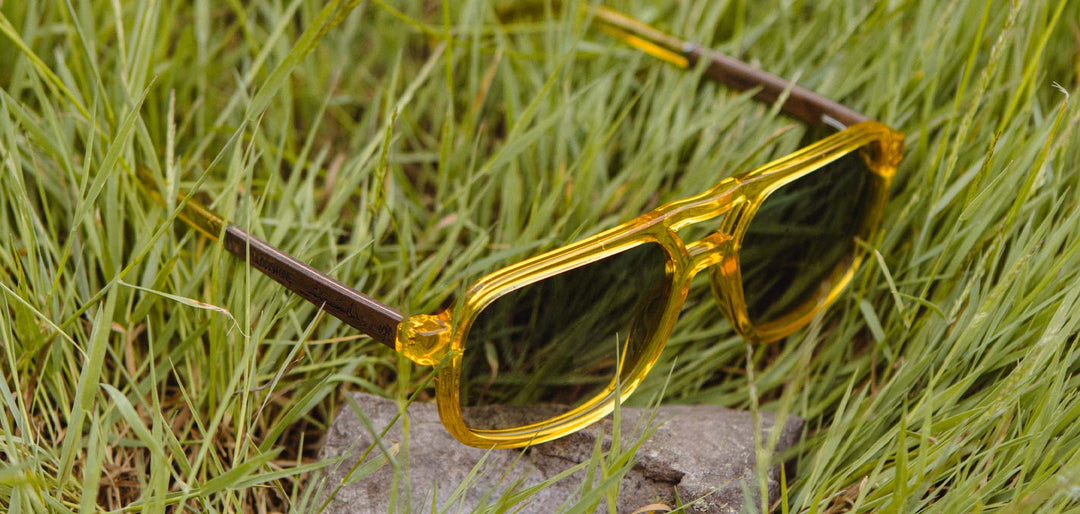 Sap*Engraved Walnut*Basic Polarized Sky + Sap*Engraved Walnut*HD Plus Polarized Sky | CAMP Glacier Yellowstone Sunglasses