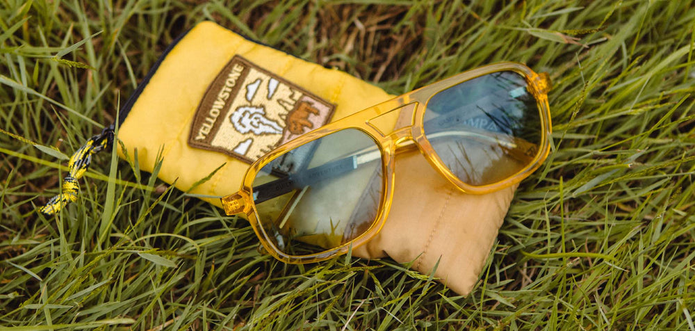 Sap*Engraved Walnut*Basic Polarized Sky + Sap*Engraved Walnut*HD Plus Polarized Sky | CAMP Glacier Yellowstone Sunglasses