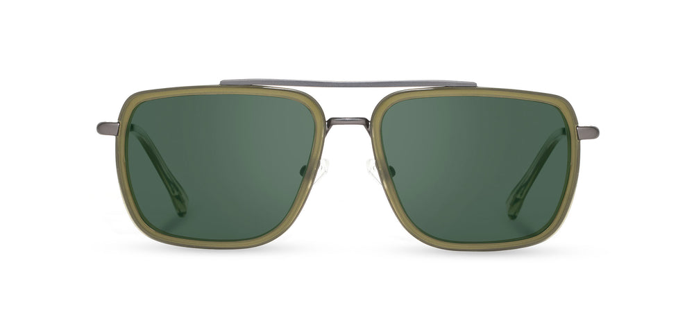 Pine*Walnut*G15 + Pine*Walnut*G15 Polarized | Shwood Grant Acetate Sunglasses Pine