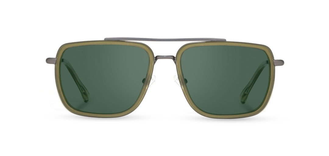 Pine*Walnut*G15 + Pine*Walnut*G15 Polarized | Shwood Grant Acetate Sunglasses Pine