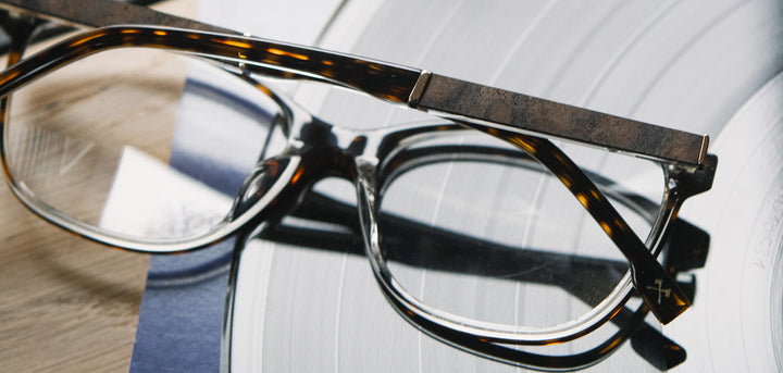 Brindle*Elm Burl*frames only | Shwood Halsey Acetate RX Eyeglasses Brindle