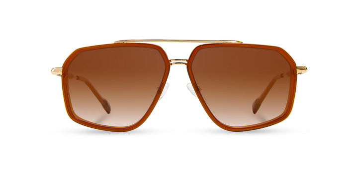 Rust*Mahogany*Brown Fade + Rust*Mahogany*Brown Fade Polarized | Shwood Keizer Acetate Sunglasses Rust