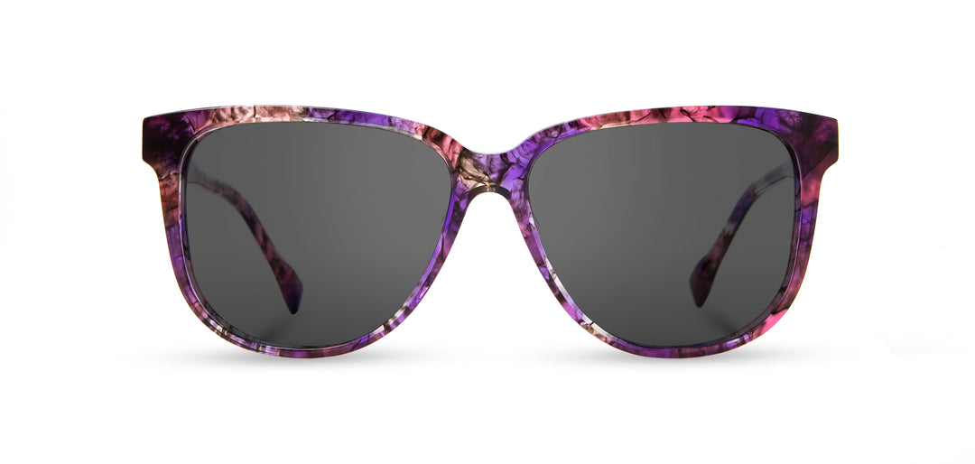 Amethyst*Amethyst*Grey + Amethyst*Amethyst*Grey Polarized | Shwood Mckenzie Acetate Sunglasses Amethyst