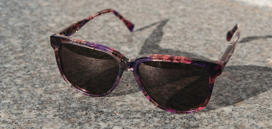 Amethyst*Amethyst*Grey + Amethyst*Amethyst*Grey Polarized | Shwood Mckenzie Acetate Sunglasses Amethyst