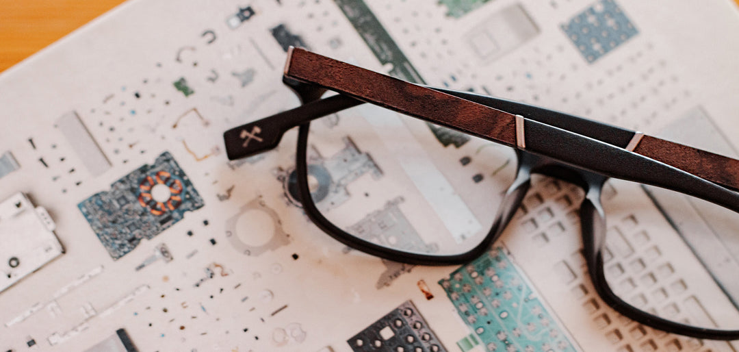 Matte Black*Elm Burl*frames only | Shwood Odell RX Eyeglasses Matte Black