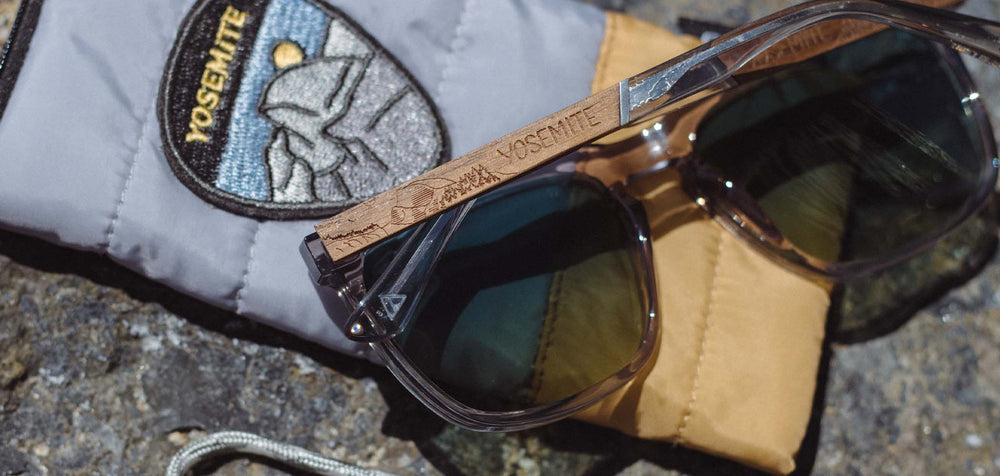 Slate*Engraved Walnut*Basic Polarized Sky + Slate*Engraved Walnut*HD Plus Polarized Sky | CAMP Ridge Yosemite Sunglasses