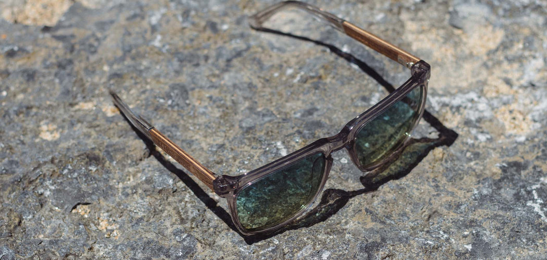 Slate*Engraved Walnut*Basic Polarized Sky + Slate*Engraved Walnut*HD Plus Polarized Sky | CAMP Ridge Yosemite Sunglasses