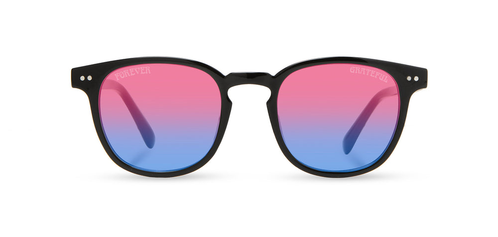 Black*Walnut*Basic Polarized Sunset + Black*Walnut*HD Plus Polarized Sunset + Black*Walnut*rx | CAMP Topo Black Grateful Dead Stealie Sunglasses