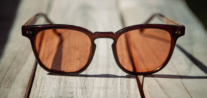 Clay*Walnut*Basic Polarized Amber + Clay*Walnut*HD Plus Polarized Amber | CAMP Topo Clay Sunglasses