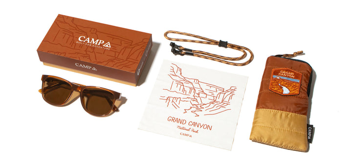 Sienna*Walnut*Basic Polarized Brown + Sienna*Walnut*HD Plus Polarized Brown + Sienna*Engraved Walnut*Basic Polarized Brown + Sienna*Engraved Walnut*HD Plus Polarized Brown | CAMP Trail Grand Canyon Sunglasses