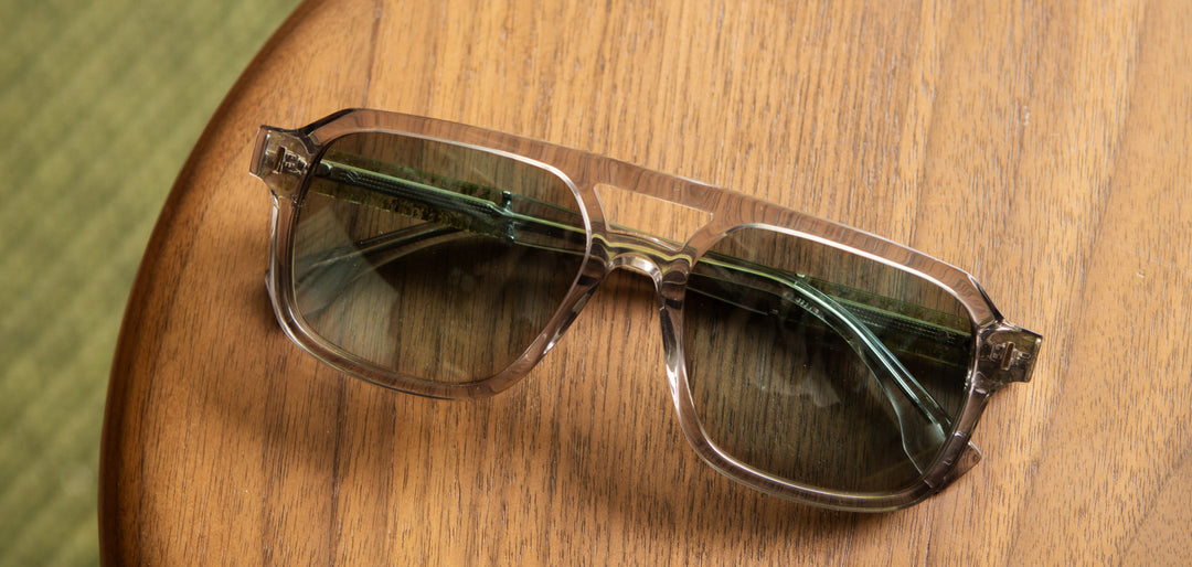 Ice Water*Moss*G15 Fade + Ice Water*Moss*G15 Fade Polarized | Shwood Auburn Acetate Sunglasses Ice Water