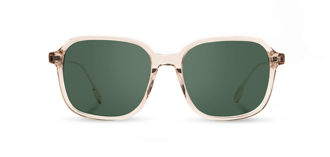 Champagne*G15 + Champagne*G15 Polarized | Shwood Donaca Acetate Sunglasses Champagne