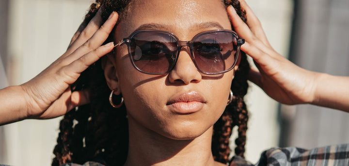Smoke*Grey Fade + Smoke*Grey Fade Polarized | Shwood Donaca Acetate Sunglasses Smoke