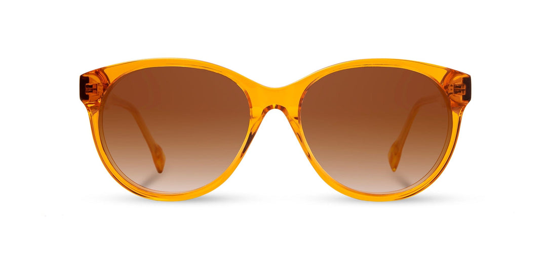 Tangerine*Elm Burl*Brown Fade + Tangerine*Elm Burl*Brown Fade Polarized | Shwood Madison Acetate Sunglasses