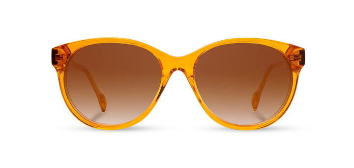 Tangerine*Elm Burl*Brown Fade + Tangerine*Elm Burl*Brown Fade Polarized | Shwood Madison Acetate Sunglasses
