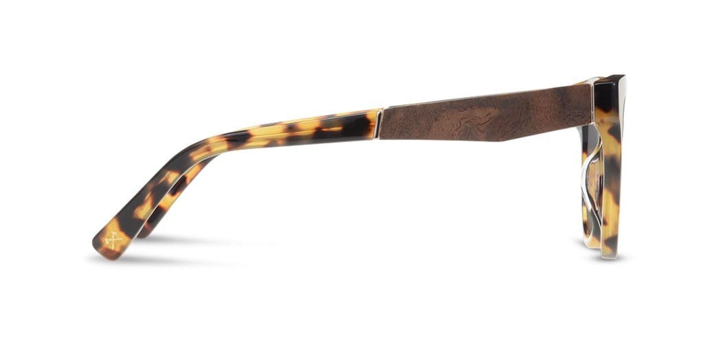 Leopard*Elm Burl*Grey + Leopard*Elm Burl*Grey Polarized | Shwood Lorane Acetate Sunglasses Leopard